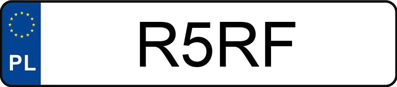 Numer rejestracyjny R5RF posiada MERCEDES-BENZ CLK 500 Kat. MR`02 E3 209 Elegance