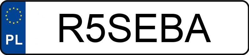 Numer rejestracyjny R5SEBA posiada BMW 520D XDRIVE