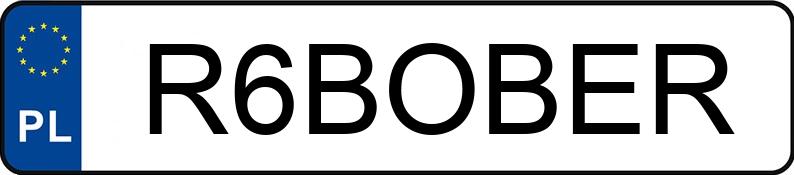 Numer rejestracyjny R6BOBER posiada VAUXHALL VIVARO