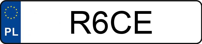 Numer rejestracyjny R6CE posiada FORD FT 150 L 2.5 TD MR`95 3.3t FT 150 L 2.5 TD MR`95 3.3t