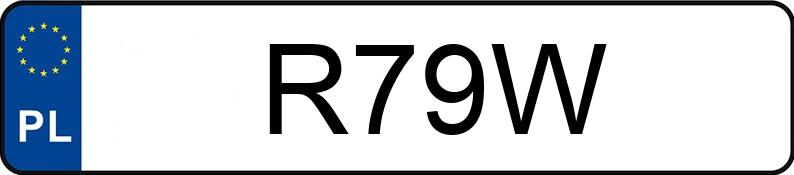 Numer rejestracyjny R79W posiada NISSAN Almera Tino 1.8 MR`00 E3 Acenta