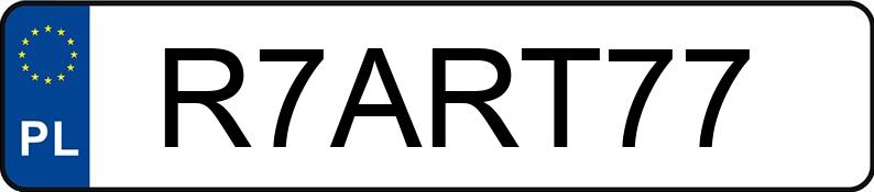 Numer rejestracyjny R7ART77 posiada AUDI A6 Quattro 3.0 TFSI MR`15 E6 4G S tronic
