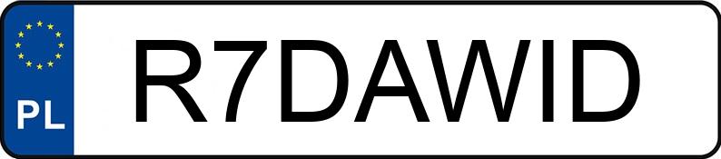 Numer rejestracyjny R7DAWID posiada FSM-BIELSKO BIAŁA CINQUECENTO