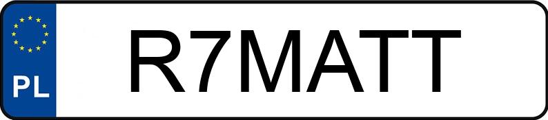 Numer rejestracyjny R7MATT posiada MERCEDES-BENZ CLA 200 MR`23 E6 118 CLA 200 MR`23 E6 118