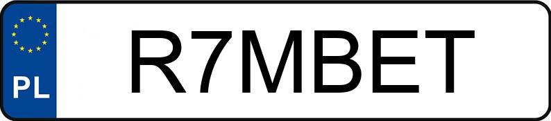 Реєстраційний номер R7MBET має BMW 530i MR`16 E6 G30 xDrive Steptronic