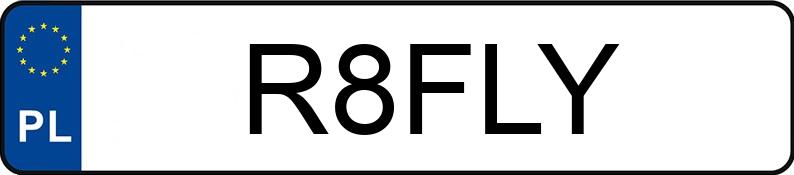 Numer rejestracyjny R8FLY posiada BENTLEY Flying Spur 4.0 MR`13 E5 Flying Spur 4.0 MR`13 E5