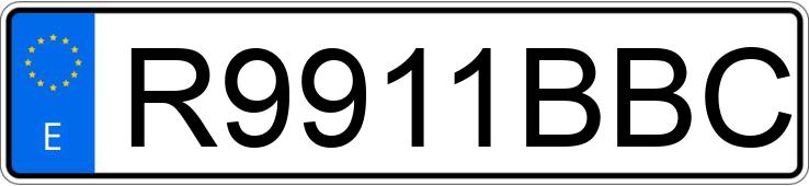 Numer rejestracyjny R9911BBC posiada VICTORY HARD BALL