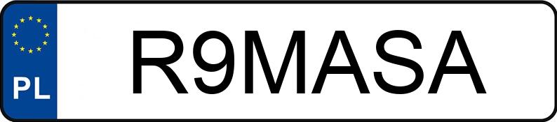 Numer rejestracyjny R9MASA posiada MERCEDES-BENZ E 43 AMG MR`16 E6 213 4Matic