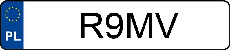 Numer rejestracyjny R9MV posiada FORD MUSTANG Numer rejestracyjny R9MV posiada FORD MUSTANG