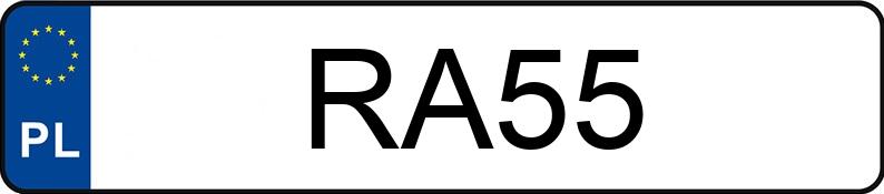 Numer rejestracyjny RA 55 posiada NISSAN ROGUE - RA55 Numer rejestracyjny RA 55 posiada NISSAN ROGUE - RA55