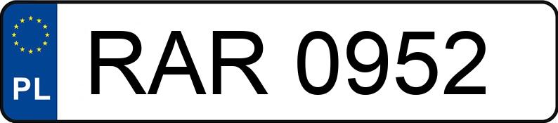 Numer rejestracyjny RAR 0952 posiada Nysa 520 - RAR0952