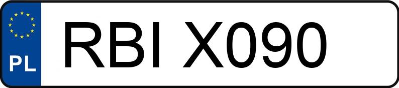 Numer rejestracyjny RBI X090 posiada BMW 318 - RBIX090 Numer rejestracyjny RBI X090 posiada BMW 318 - RBIX090