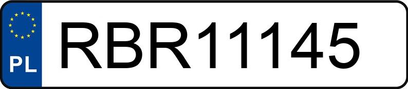 Numer rejestracyjny RBR 11145 posiada OPEL Astra Classic II 1.6 MR`04 E4 Astra Classic II 1.6 MR`04 E4 - RBR11145