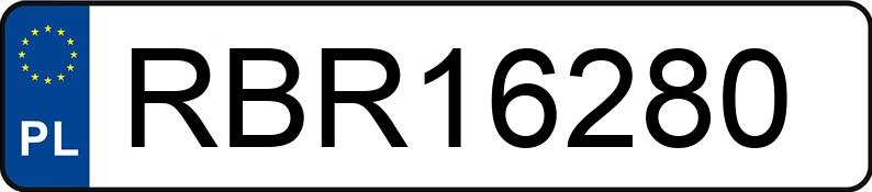 Numer rejestracyjny RBR 16280 posiada OPEL VECTRA 1.9 CDTI - RBR16280