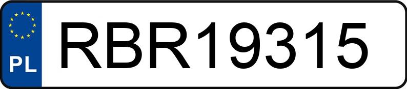 Numer rejestracyjny RBR 19315 posiada AUDI A8 - RBR19315