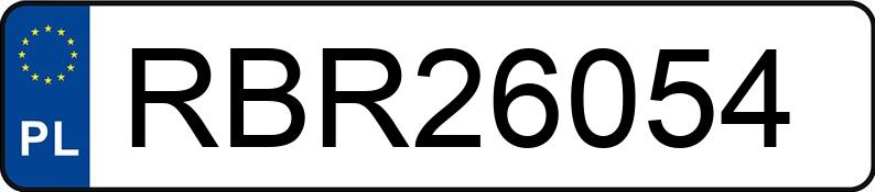 Numer rejestracyjny RBR 26054 posiada AUDI A6 - RBR26054 Numer rejestracyjny RBR 26054 posiada AUDI A6 - RBR26054