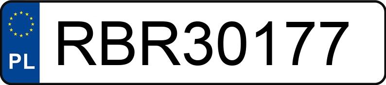 Numer rejestracyjny RBR 30177 posiada VOLKSWAGEN Passat B5 1.9 TDI MR`96 E2 Comfortline Tiptronic - RBR30177