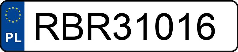 Numer rejestracyjny RBR 31016 posiada SUBARU IMPREZA - RBR31016
