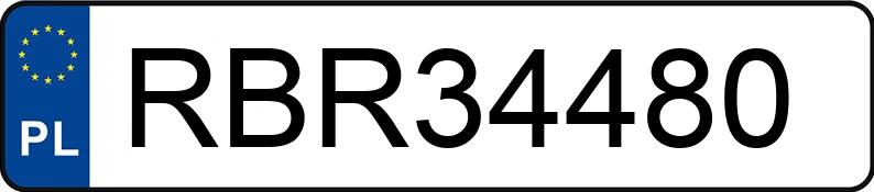Numer rejestracyjny RBR 34480 posiada OPEL ASTRA - RBR34480