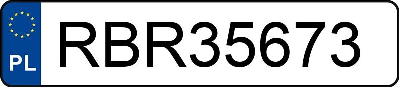 Numer rejestracyjny RBR 35673 posiada BMW X3 3.0D - RBR35673