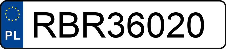 Numer rejestracyjny RBR 36020 posiada SKODA OCTAVIA - RBR36020