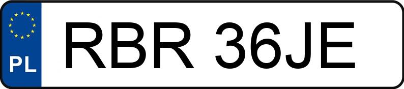 Numer rejestracyjny RBR 36JE posiada VOLKSWAGEN CADDY - RBR36JE