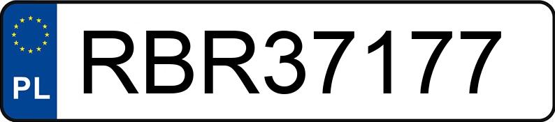 Numer rejestracyjny RBR 37177 posiada AUDI A6 - RBR37177 Numer rejestracyjny RBR 37177 posiada AUDI A6 - RBR37177
