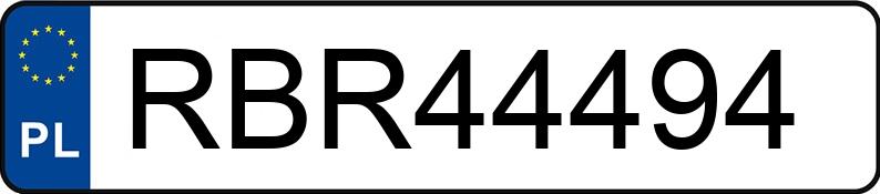 Numer rejestracyjny RBR 44494 posiada AUDI A6 2.0 TDI - RBR44494