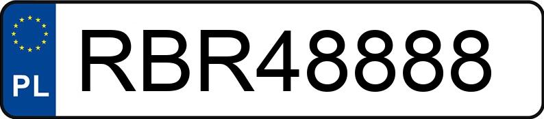 Numer rejestracyjny RBR 48888 posiada AUDI A4 - RBR48888