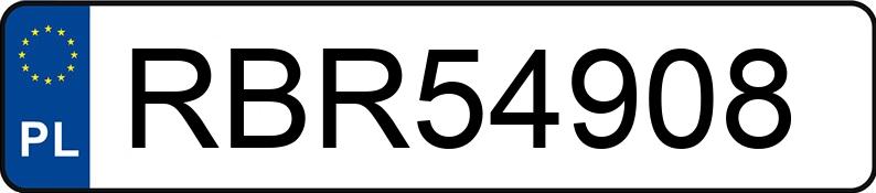 Numer rejestracyjny RBR 54908 posiada OPEL INSIGNIA LIMOUSINE NB - RBR54908