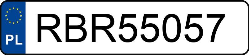 Numer rejestracyjny RBR 55057 posiada SKODA OCTAVIA - RBR55057