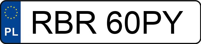 Numer rejestracyjny RBR 60PY posiada MIELE LMT MIELE - RBR60PY