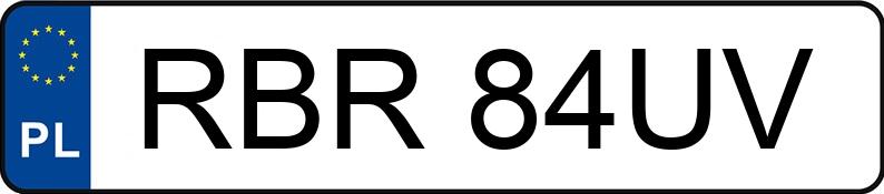 Numer rejestracyjny RBR 84UV posiada OPEL ZAFIRA 2.0 DTI - RBR84UV Numer rejestracyjny RBR 84UV posiada OPEL ZAFIRA 2.0 DTI - RBR84UV