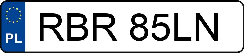 Numer rejestracyjny RBR 85LN posiada TOYOTA CELICA - RBR85LN