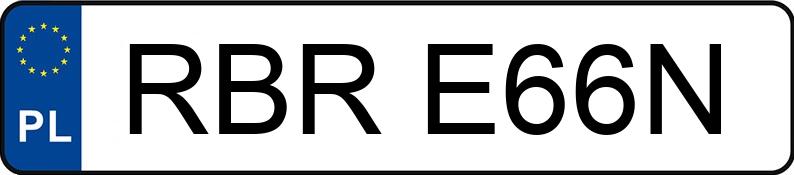 Numer rejestracyjny RBR E66N posiada WLADIMIREC T 25A1 - RBRE66N Numer rejestracyjny RBR E66N posiada WLADIMIREC T 25A1 - RBRE66N
