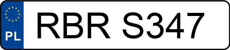 Numer rejestracyjny RBR S347 posiada TOYOTA Corolla Hatchback MR`04 E4 Terra Polaris - RBRS347 Numer rejestracyjny RBR S347 posiada TOYOTA Corolla Hatchback MR`04 E4 Terra Polaris - RBRS347