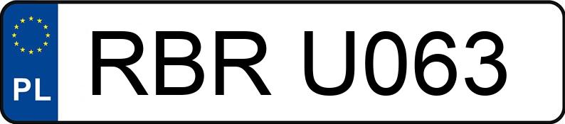 Numer rejestracyjny RBR U063 posiada BMW 316 I - RBRU063 Numer rejestracyjny RBR U063 posiada BMW 316 I - RBRU063