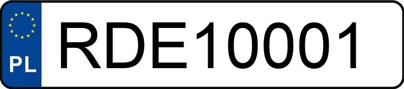 Numer rejestracyjny RDE 10001 posiada MG HS MR`25 E6d Exclusive DCT - RDE10001 Numer rejestracyjny RDE 10001 posiada MG HS MR`25 E6d Exclusive DCT - RDE10001