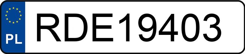 Numer rejestracyjny RDE 19403 posiada HONDA ACCORD 2.0 KAT - RDE19403 Numer rejestracyjny RDE 19403 posiada HONDA ACCORD 2.0 KAT - RDE19403
