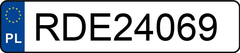 Numer rejestracyjny RDE 24069 posiada BMW X1 - RDE24069