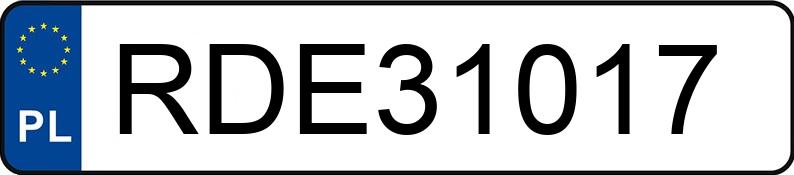 Numer rejestracyjny RDE 31017 posiada FORD FOCUS - RDE31017 Numer rejestracyjny RDE 31017 posiada FORD FOCUS - RDE31017