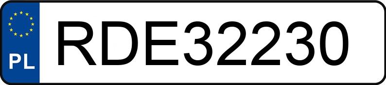 Numer rejestracyjny RDE 32230 posiada KIA/ROMCAR K 2500 - RDE32230