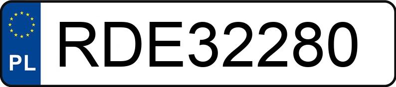Numer rejestracyjny RDE 32280 posiada KIA SPORTAGE - RDE32280