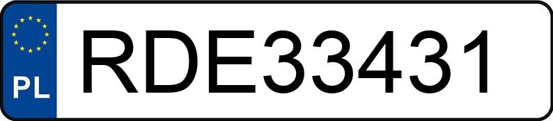 Numer rejestracyjny RDE 33431 posiada AUDI A4 - RDE33431 Numer rejestracyjny RDE 33431 posiada AUDI A4 - RDE33431