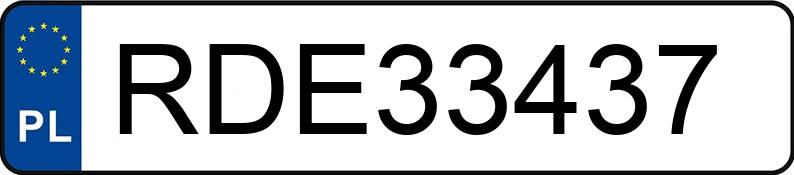 Numer rejestracyjny RDE 33437 posiada SKODA ROOMSTER - RDE33437