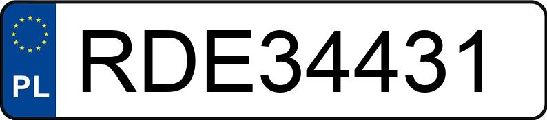 Numer rejestracyjny RDE 34431 posiada SKODA FABIA VAN+ - RDE34431 Numer rejestracyjny RDE 34431 posiada SKODA FABIA VAN+ - RDE34431
