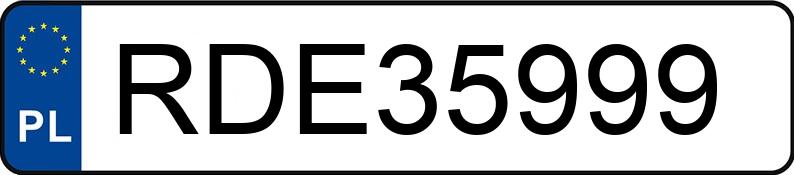 Numer rejestracyjny RDE 35999 posiada WARTBURG 353 S 1.3 353 S 1.3 - RDE35999