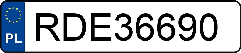 Numer rejestracyjny RDE 36690 posiada CHRYSLER VOYAGER - RDE36690 Numer rejestracyjny RDE 36690 posiada CHRYSLER VOYAGER - RDE36690