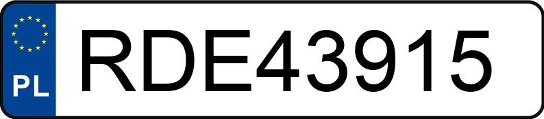 Numer rejestracyjny RDE 43915 posiada ALFA ROMEO 159 S-wagon 1.9 JTDM-jet DPF MR`06 E4 939 Progression - RDE43915