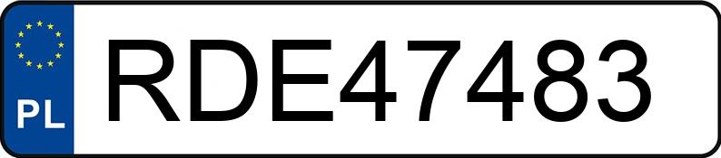 Numer rejestracyjny RDE 47483 posiada SKODA SUPERB - RDE47483 Numer rejestracyjny RDE 47483 posiada SKODA SUPERB - RDE47483